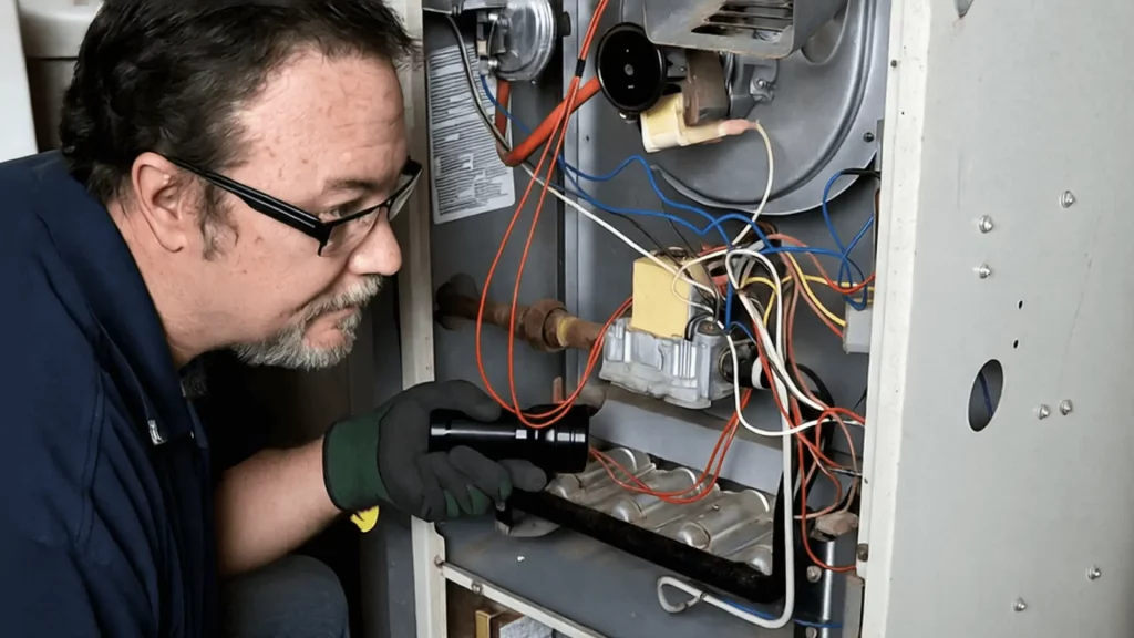 furnace smells like burning