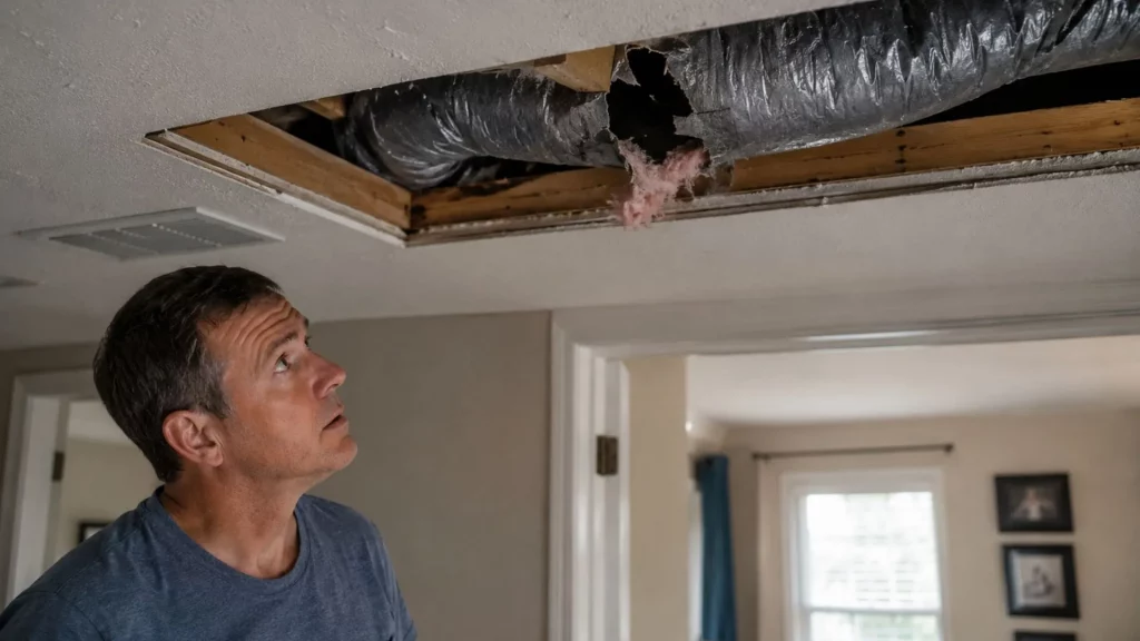 signs of bad ductwork