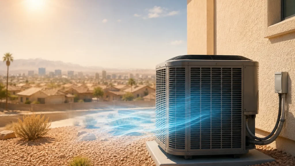 how Las Vegas heat waves impact AC performance