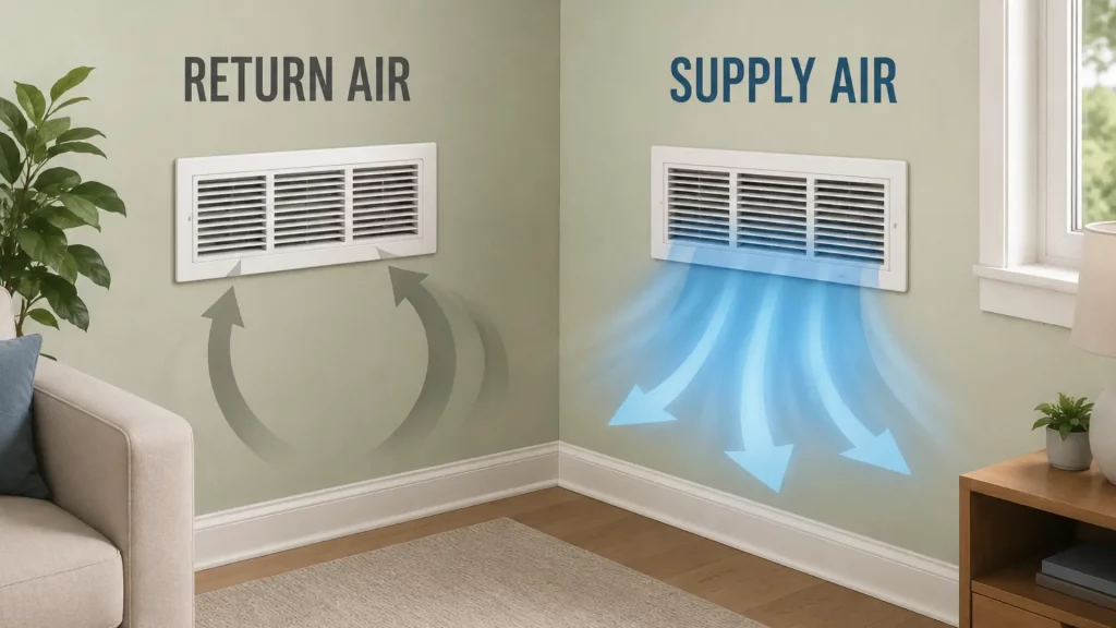 Supply Vent vs Return Vent