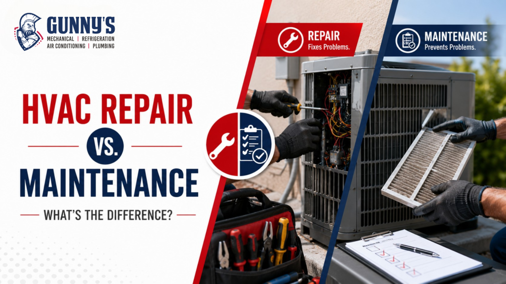 HVAC Repair vs. Maintenance What’s the Difference